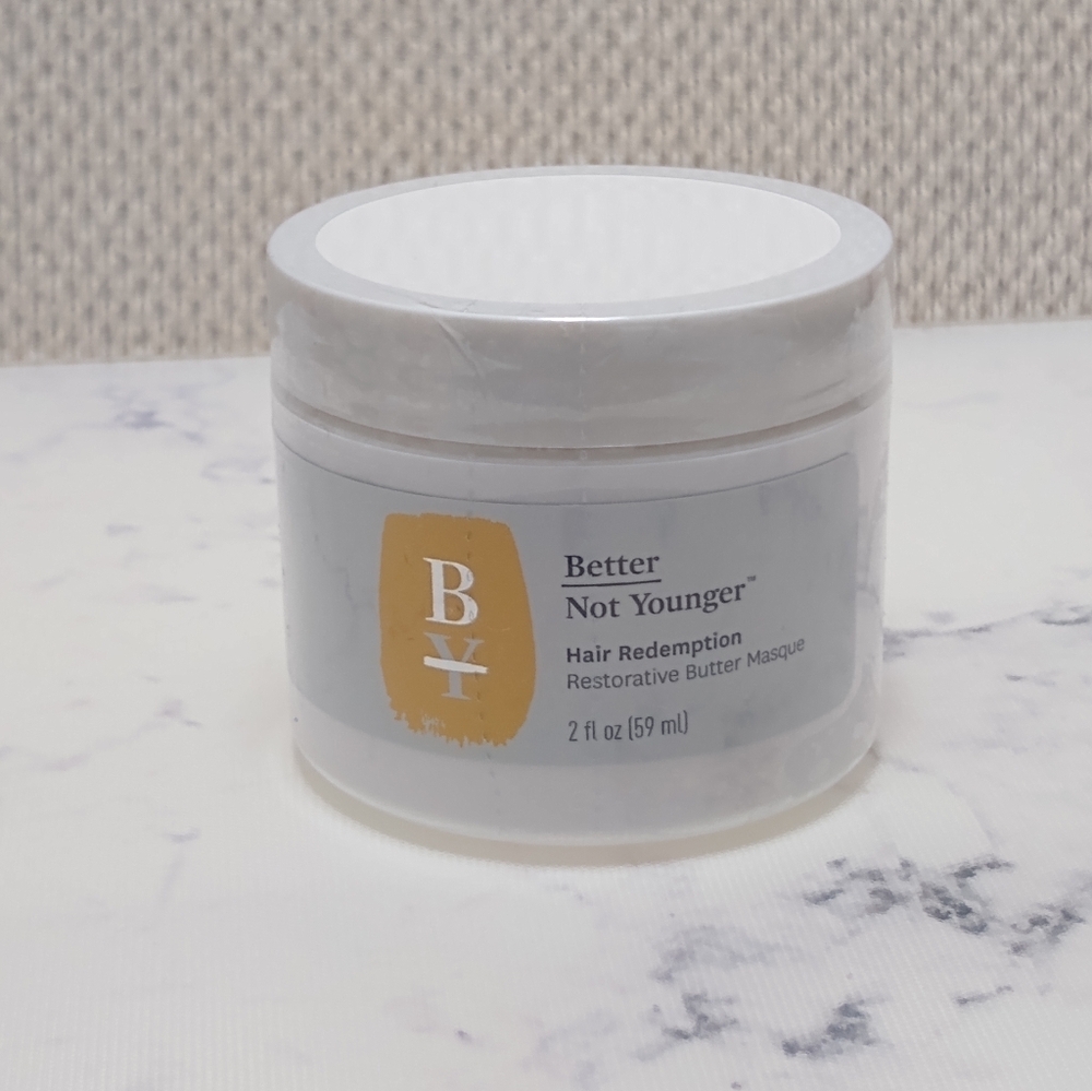 Better Not Younger Hair Redemption Restorative Butter Masque Mask 2 .oz Sealed